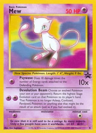 Mew (8/53) - WoTC Promo