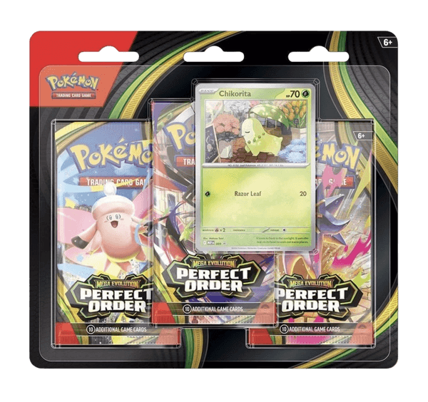 Perfect Order Chikorita 3 packs Blister