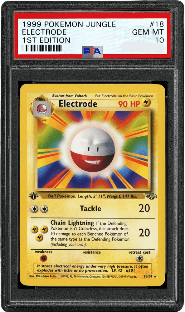 PSA 10 ELECTRODE 1ST EDITION JUNGLE 1999