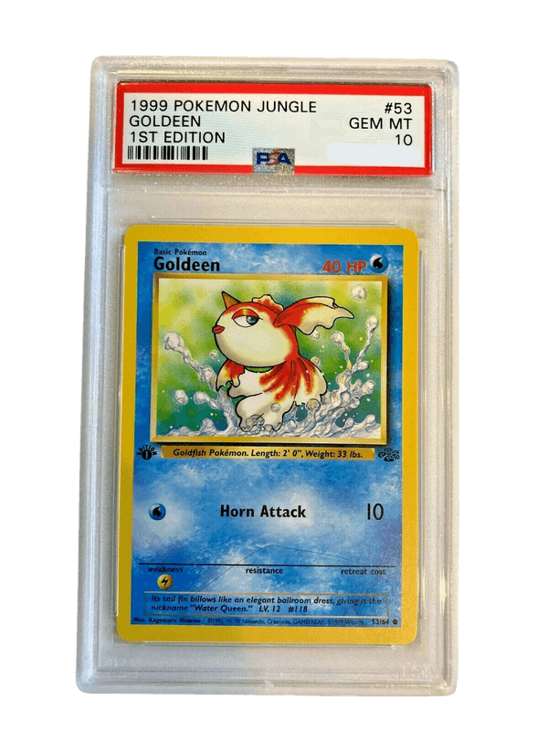 PSA 10 GOLDEEN 1ST EDITION JUNGLE 1999
