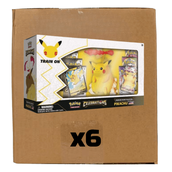 Sealed Case 25th Anniversary Pikachu VMAX
