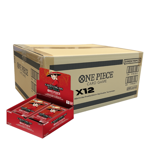 Sealed Case OP-13 Carrying on his Will Booster Box