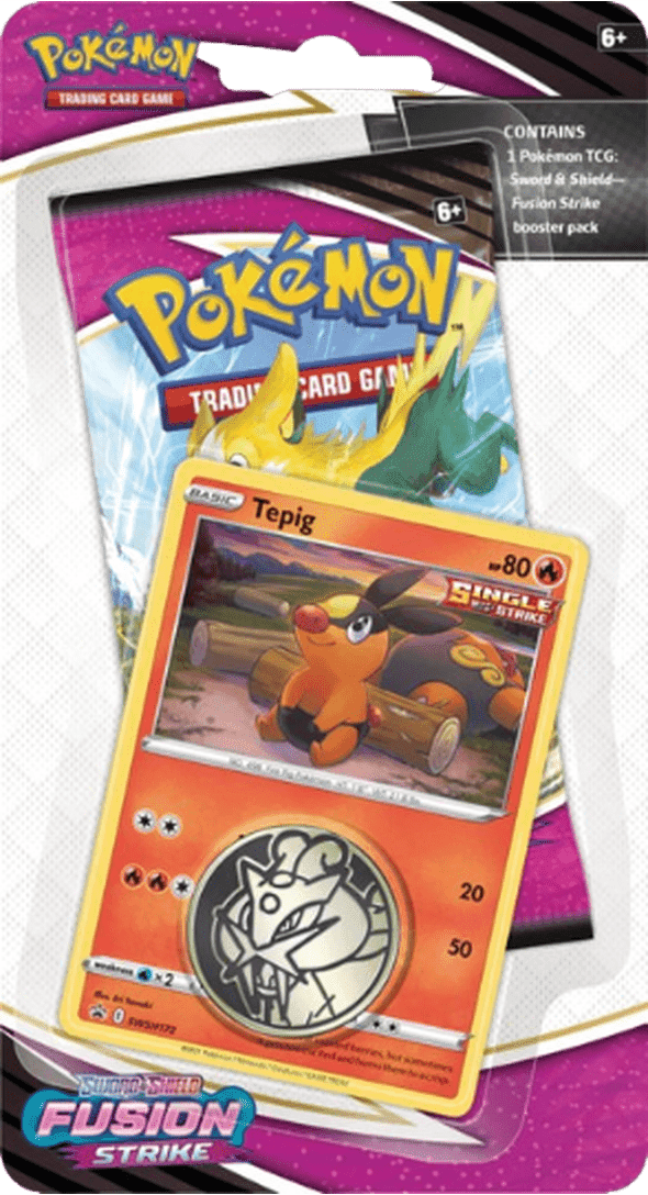 Fusion Strike Tepig Checklane Blister