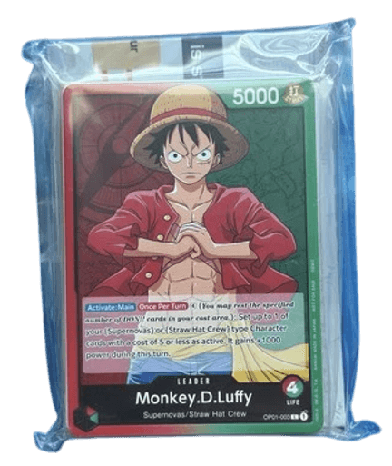 One Piece Welcome Kit Monkey D. Luffy OP01-003 Demo Deck + Promo Pack - Sealed