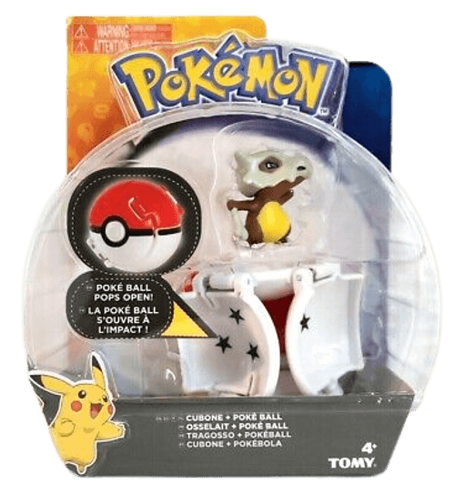 Pokemon Throw 'n' Pop Pokeball with Cubone Figure
