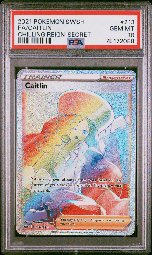 PSA 10 FA/CAITLIN CHILLING REIGN-SECRET