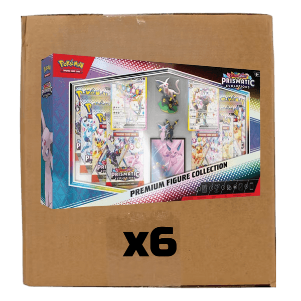 Sealed Case Prismatic Evolution Premium Figure Collection Box